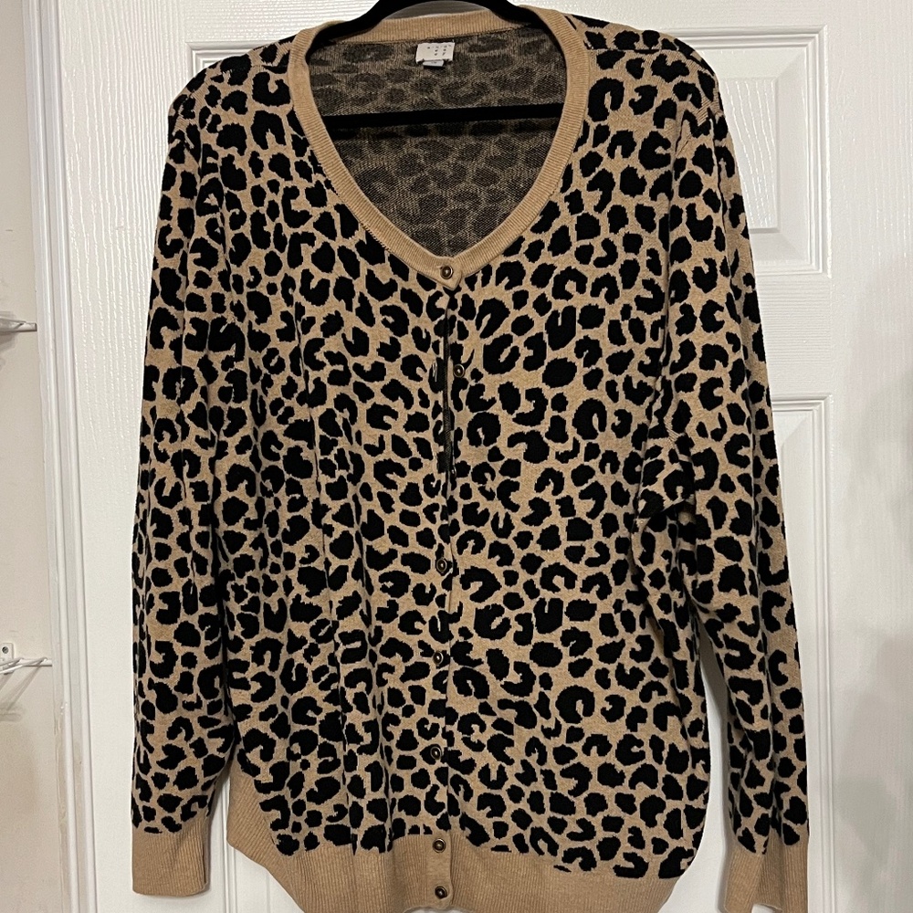 Leopard Cardigan